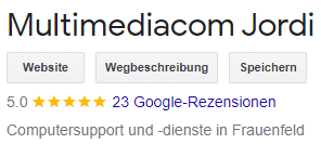 Google Rezension PC Hilfe Winterthur